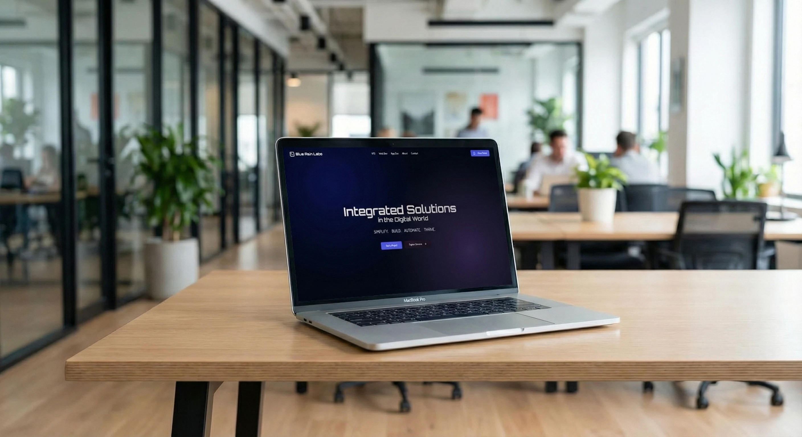 Modern website design by Blue Rain Labs